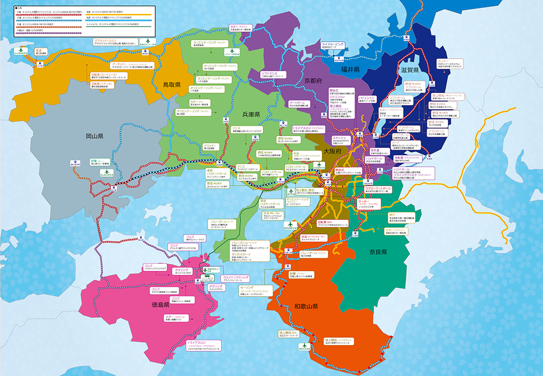 交通パスMAP利用 交通路線図